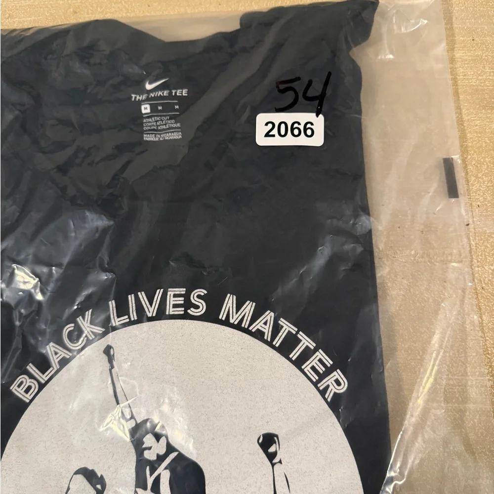 Nike OLYMPIC Track & Field BLM T Shirt‎ BLACK TRACK-TOWN